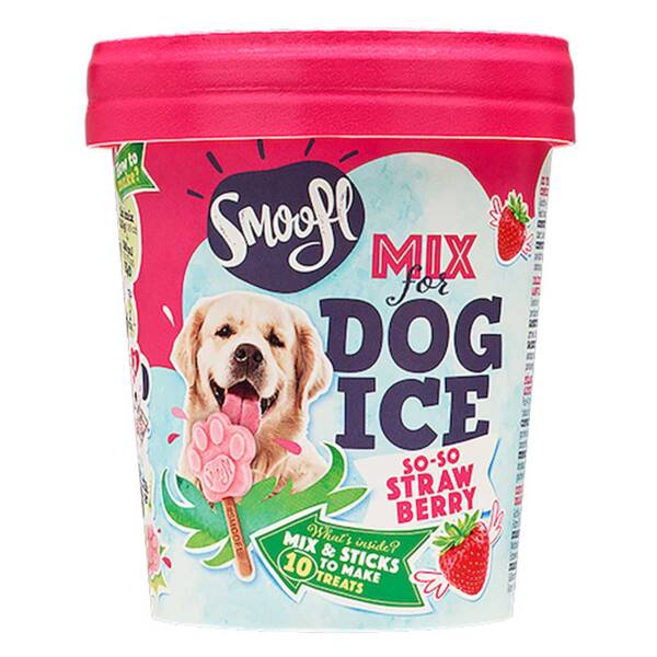 Smoofl Hunde-Eis Mix Erdbeere