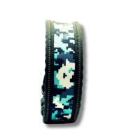 Walk4Dogs Halsband Camouflage Blau Small